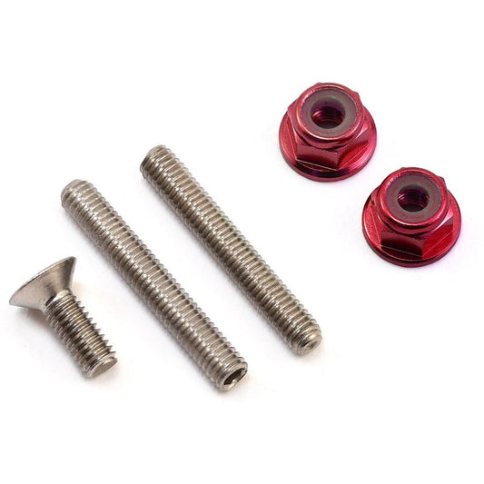 175RC "Ti-Look" Lower Arm Stud Kit (Red)