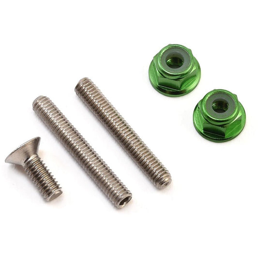 175RC "Ti-Look" Lower Arm Stud Kit (Green)