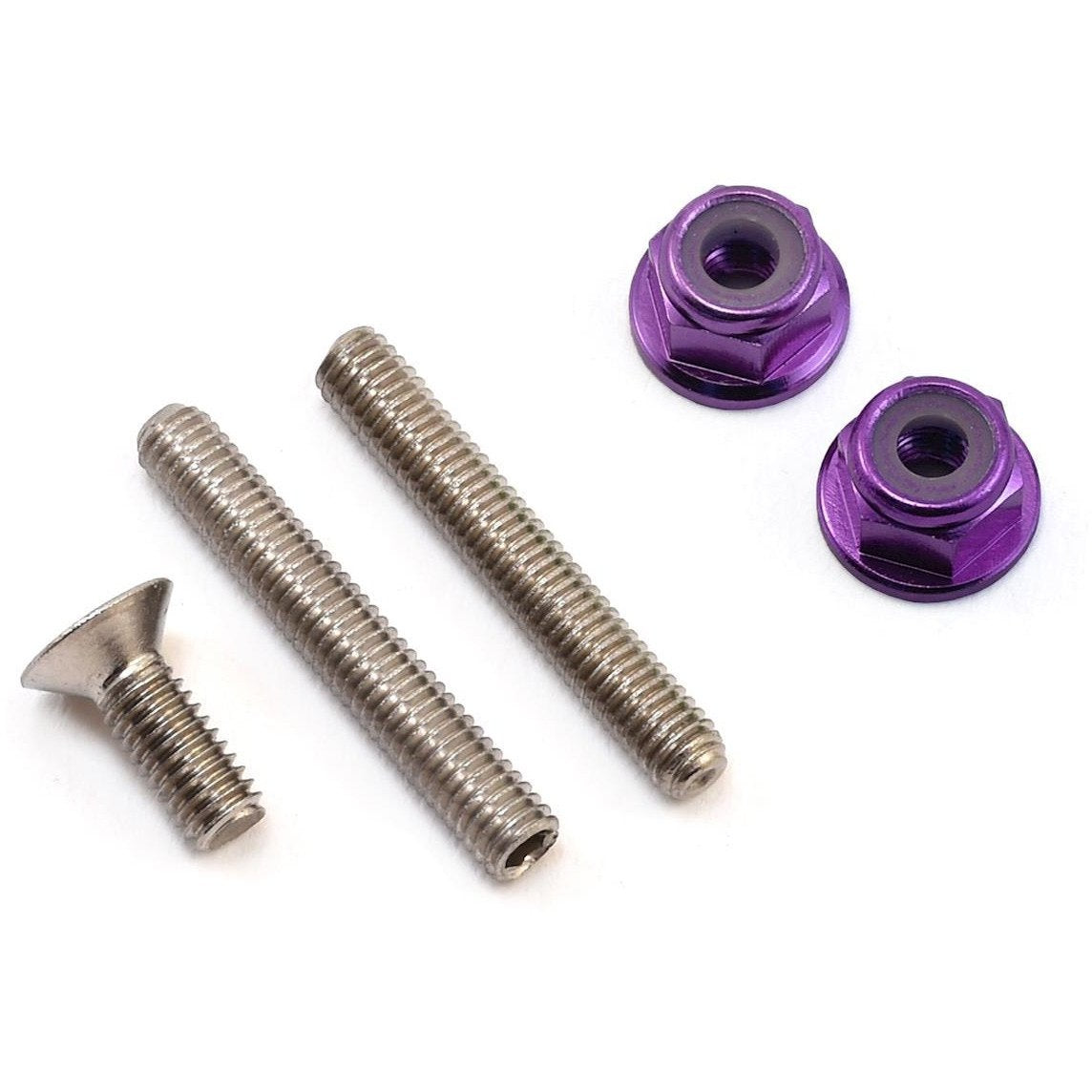 175RC "Ti-Look" Lower Arm Stud Kit (Purple)