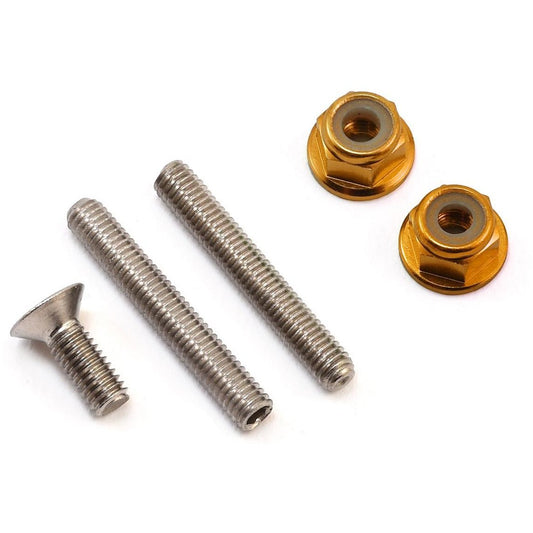 175RC "Ti-Look" Lower Arm Stud Kit (Gold)