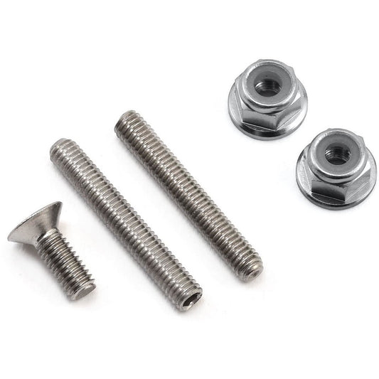 175RC "Ti-Look" Lower Arm Stud Kit (Silver)