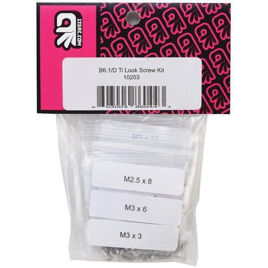 175RC B6.1/B6.1D "Ti-Look" Screw Kit