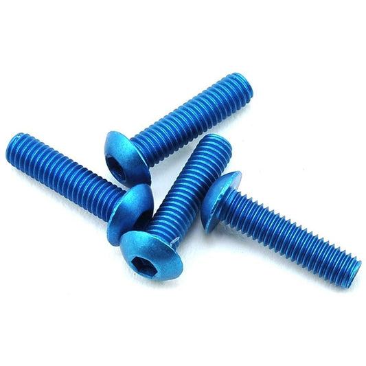 175RC B6 Lightweight Wing Mount Screws (Blue) (4)