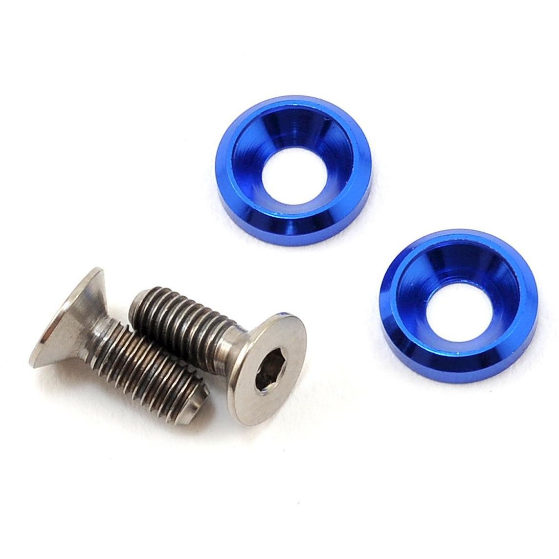 175RC 3x8mm Titanium Motor Screws (Blue)