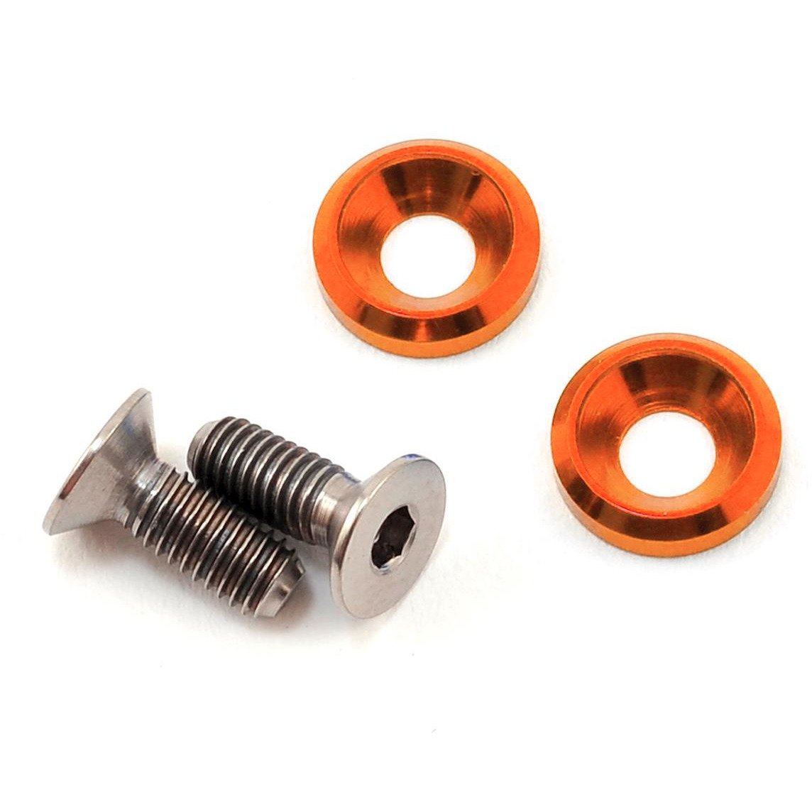 175RC 3x8mm Titanium Motor Screws (Orange)