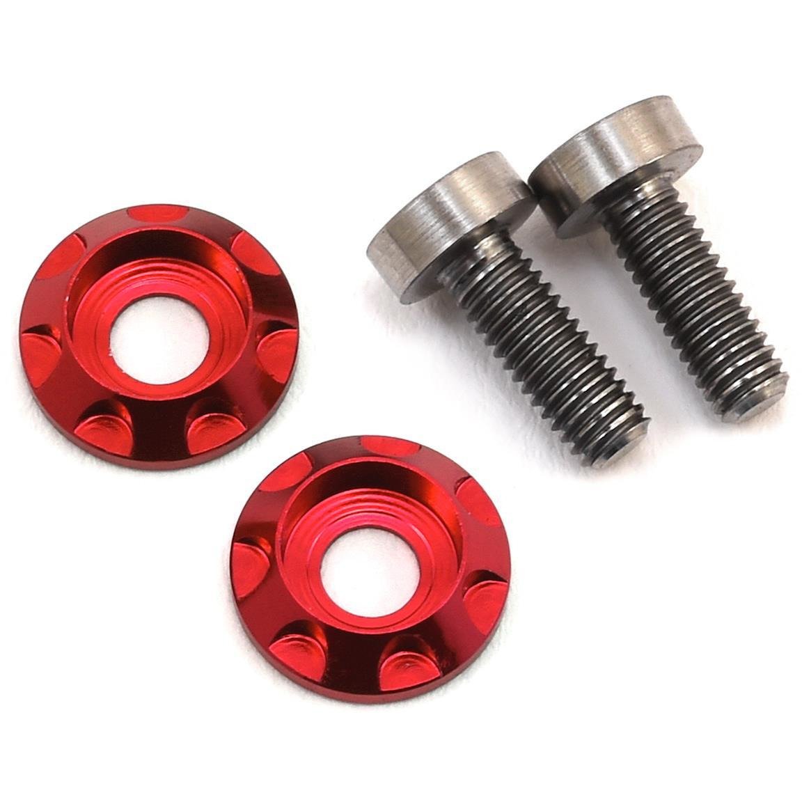 175RC 3x8mm Titanium "High Load" Motor Screws (Red)