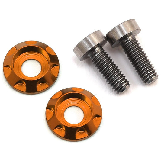 175RC 3x8mm Titanium "High Load" Motor Screws (Orange)