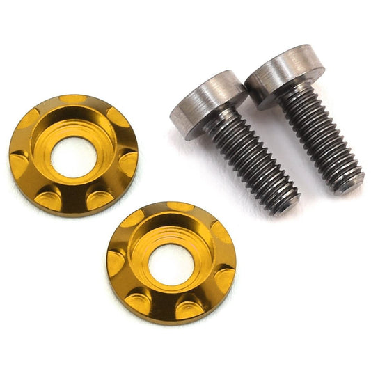 175RC 3x8mm Titanium "High Load" Motor Screws (Gold)