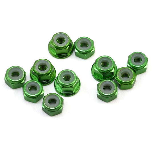 175RC B6.1/B6.1D Aluminum Nut Kit (Green) (11)