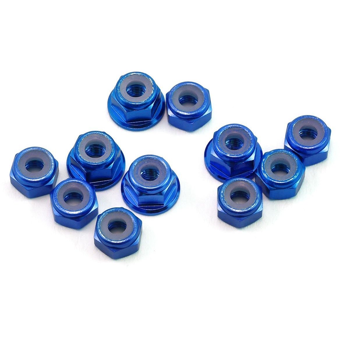 175RC B6.1/B6.1D Aluminum Nut Kit (11) (Blue)