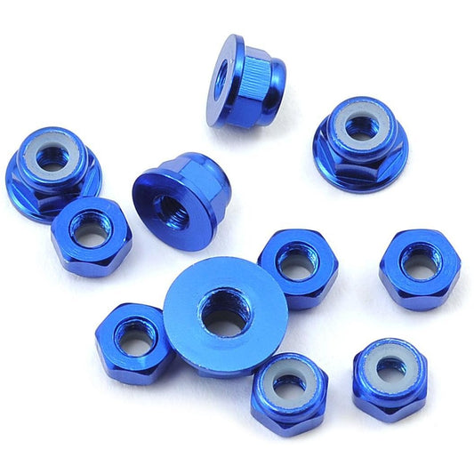 175RC B6/B6D Aluminum Nut Kit (11) (Blue)