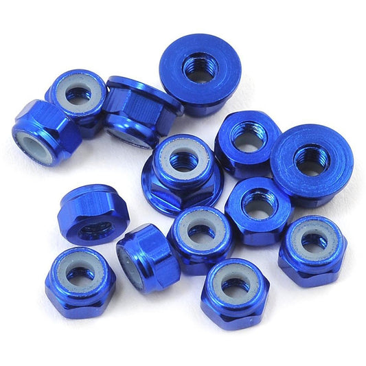 175RC B64/B64D Aluminum Nut Kit (14) (Blue)