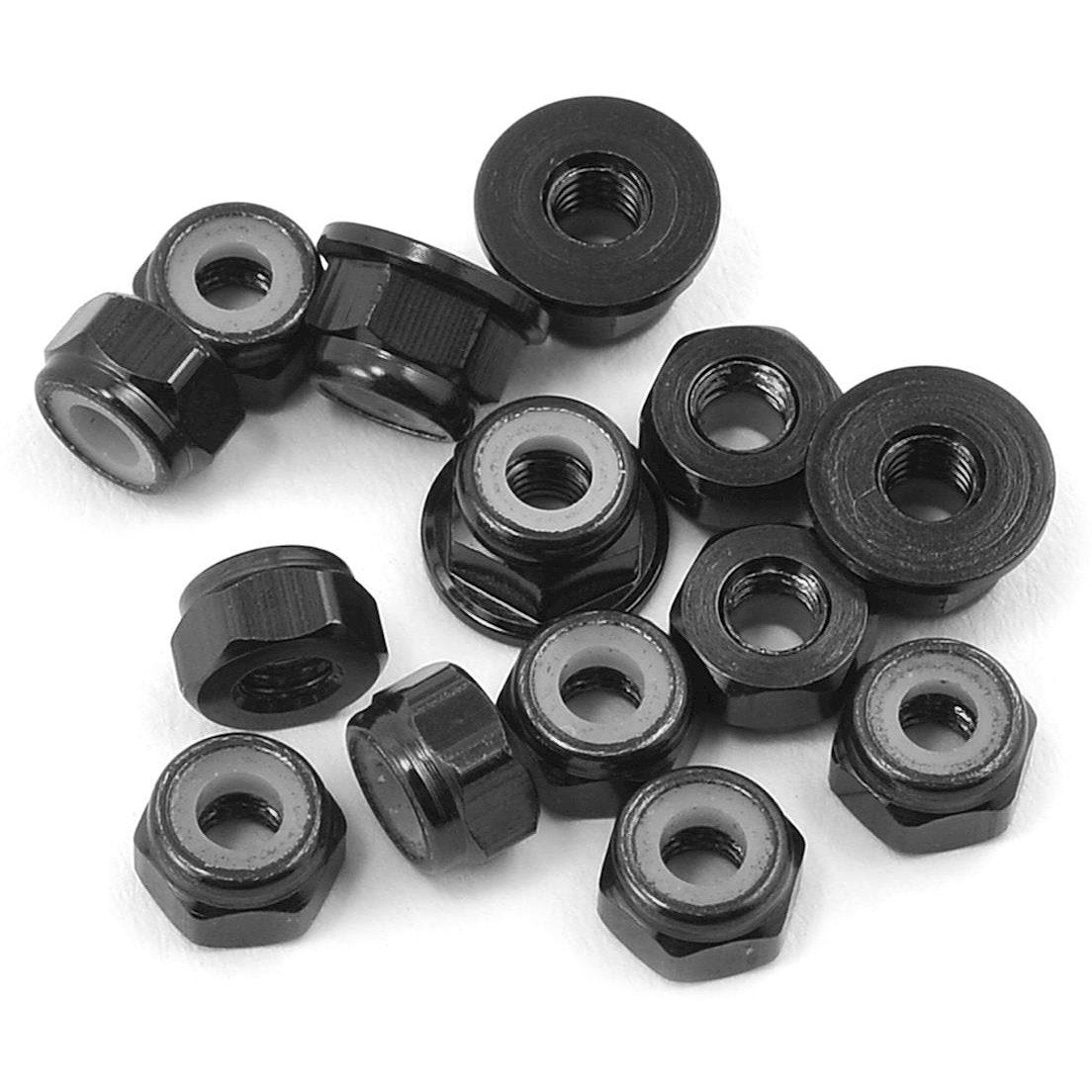 175RC B64/B64D Aluminum Nut Kit (14) (Black)