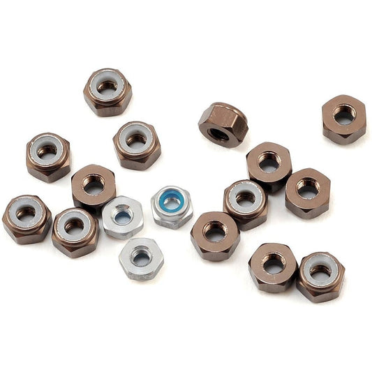 175RC Aluminum TLR 22 4.0 Lightweight Nut Kit (Grey) (17)