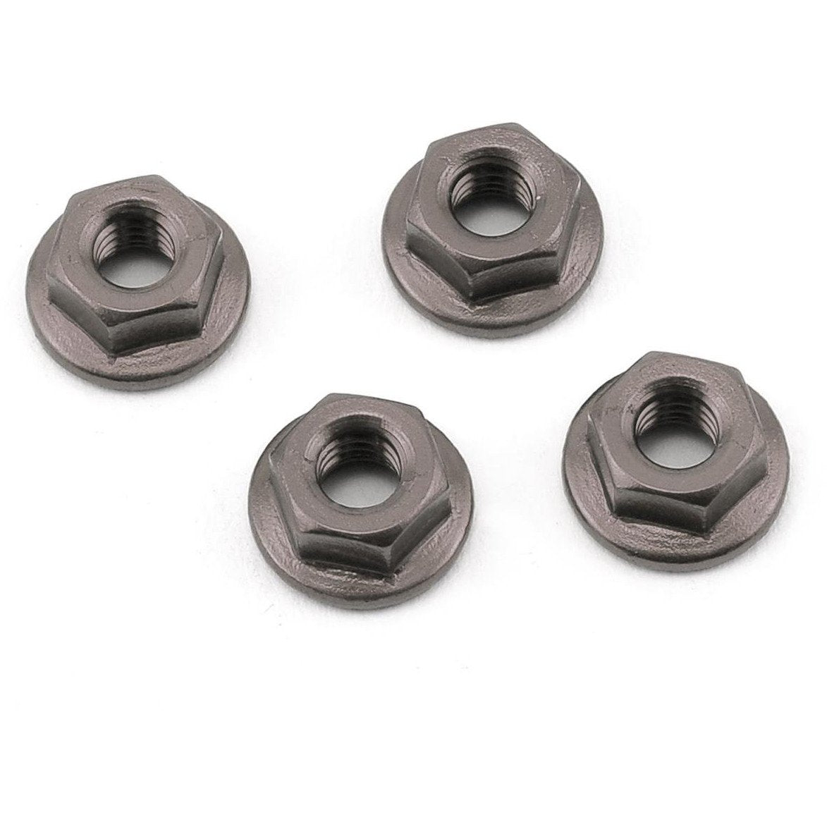 175RC Aluminum 4mm Serrated Wheel Nuts (Grey)