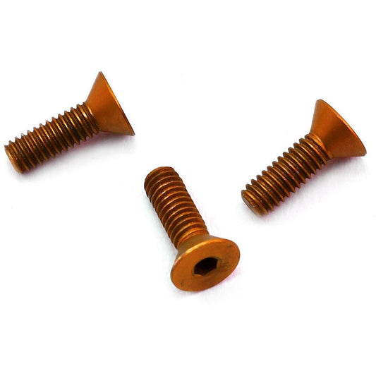 175RC Reedy S-Plus/540-M3 Aluminum Motor Timing Clamp Screws (Orange) (3)