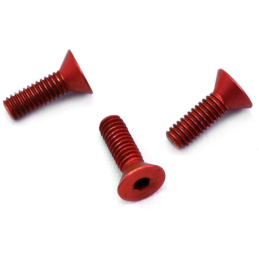 175RC Reedy S-Plus/540-M3 Aluminum Motor Timing Clamp Screws (Red) (3)