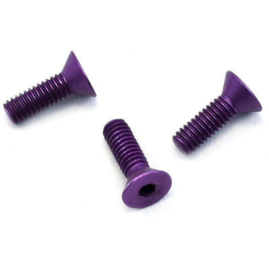 175RC Reedy S-Plus/540-M3 Aluminum Motor Timing Clamp Screws (Purple) (3)