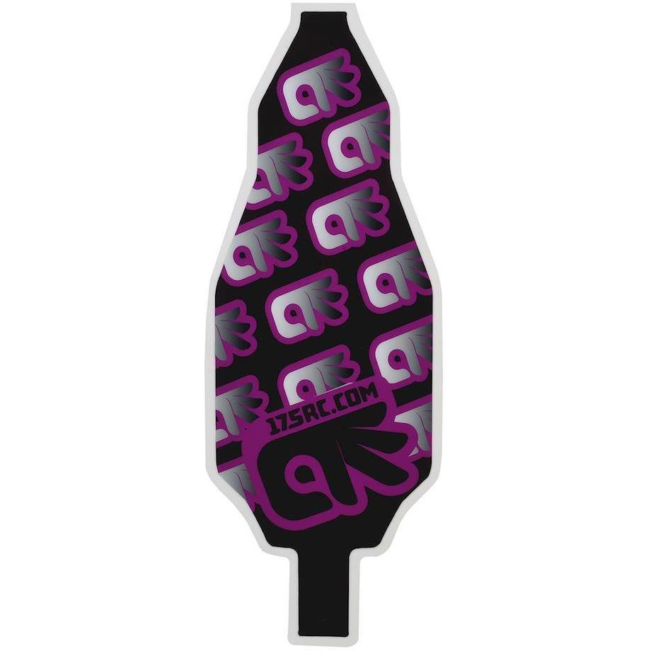 175RC B6.1/B6.1D Chassis Skin (Purple/Black)