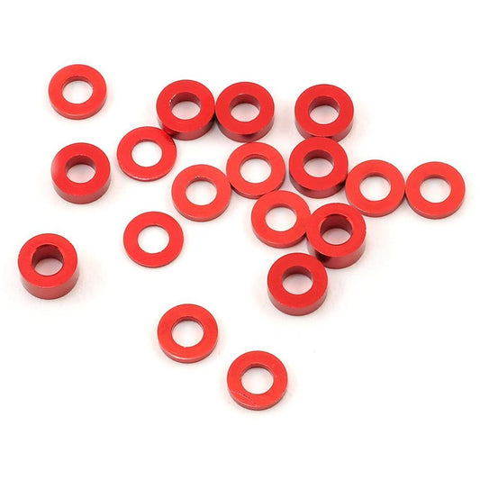 175RC Kyosho RB6.6 Machined Hub Spacers (Red) (18)