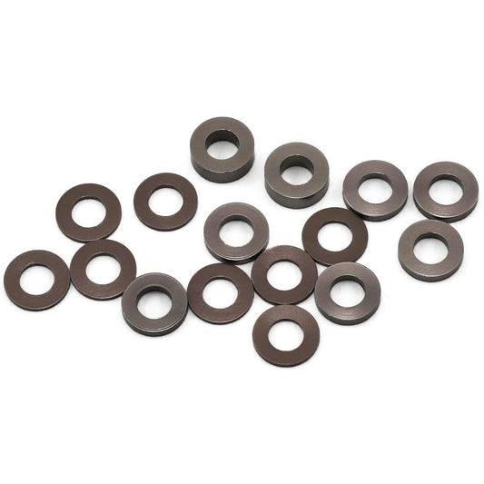 175RC B6/B64/YZ2 Aluminum Hub Spacer Set (Grey)