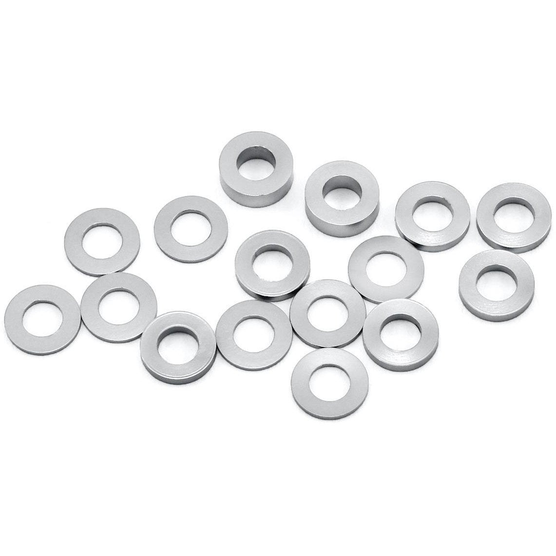 175RC B6/B64/YZ2 Aluminum Hub Spacer Set (Silver)