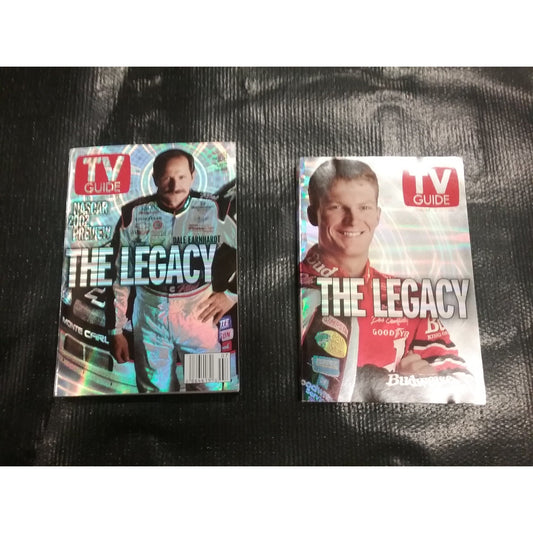 2 Nascar TV guides. The Legacy collector series from February 2002 - Swasey's Hardware & Hobbies