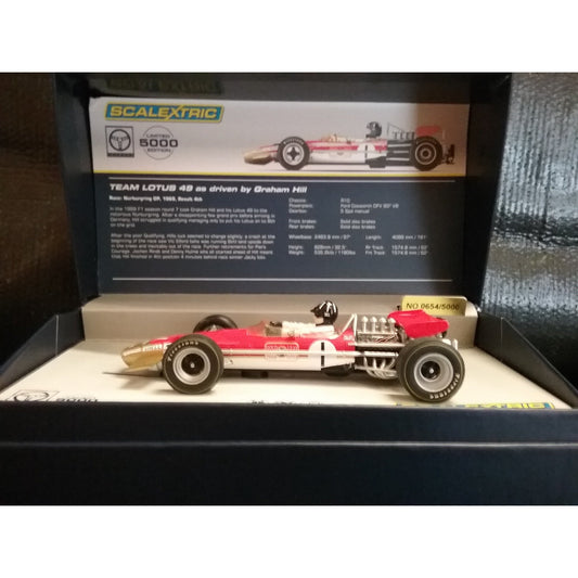 C3701A Scalextric Team Lotus 49 as driven by Graham Hill - Swasey's Hardware & Hobbies