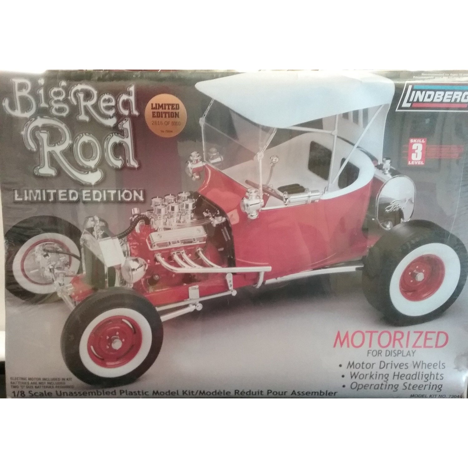 1/8 Scale Lindberg Big Red Rod Motorized - Swasey's Hardware & Hobbies