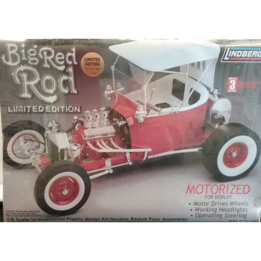 1/8 Scale Lindberg Big Red Rod Motorized - Swasey's Hardware & Hobbies