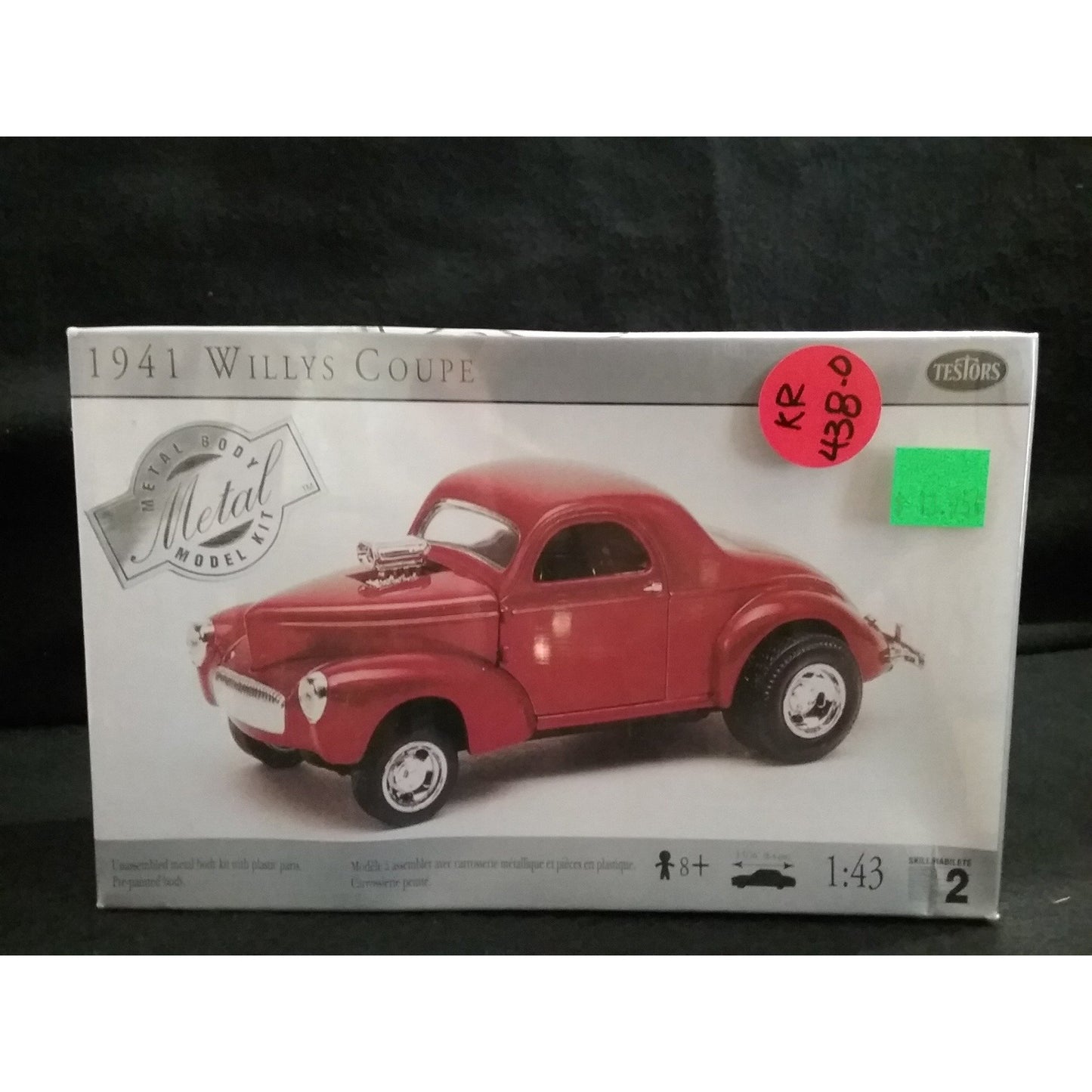 1/43 Scale Testors 1941 Willys Coupe - Swasey's Hardware & Hobbies