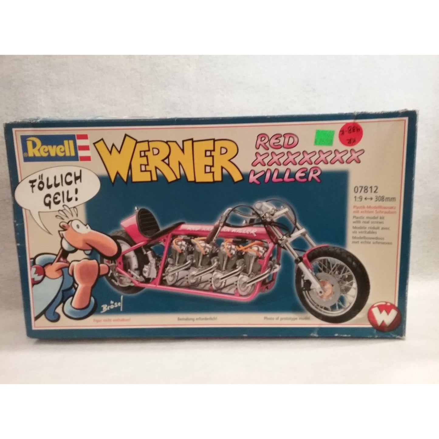 1/9 Scale Revell Werner Red XXXXXXX Killer - Swasey's Hardware & Hobbies