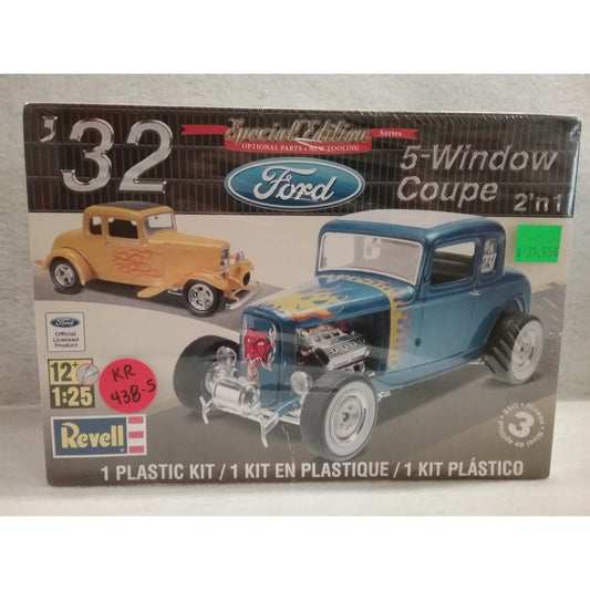 1/25 Scale Revell '32 Ford 5-Window Coupe 2'n 1 - Swasey's Hardware & Hobbies