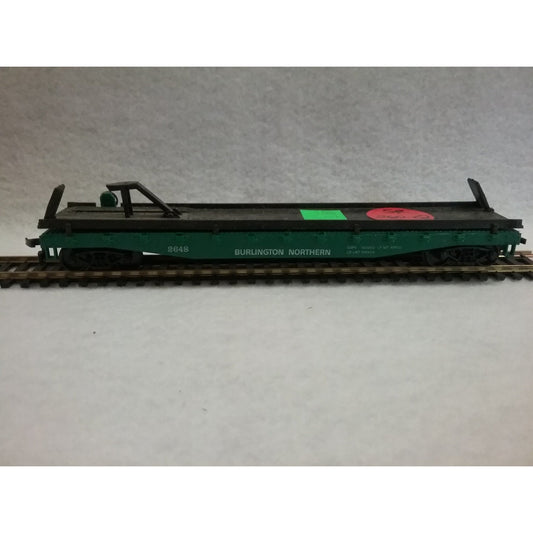HO Scale AHM Burlington Northern Flat Car