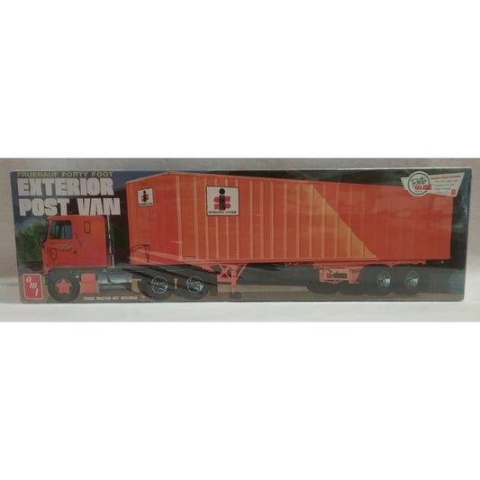 1/25 Scale AMT  Forty Foot Exterior Post Van Fruehauf Semi Trailer