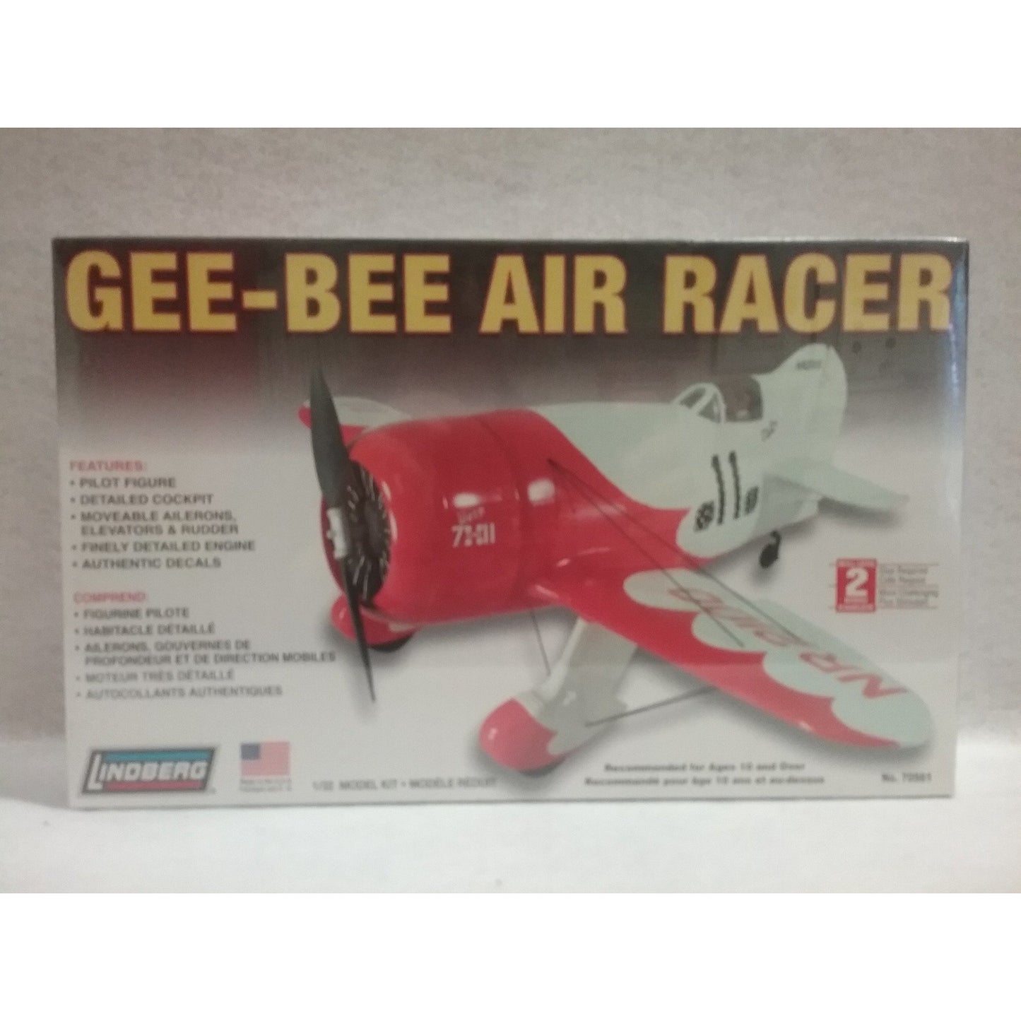 1/32 Scale Lindberg Gee-Bee Air Racer