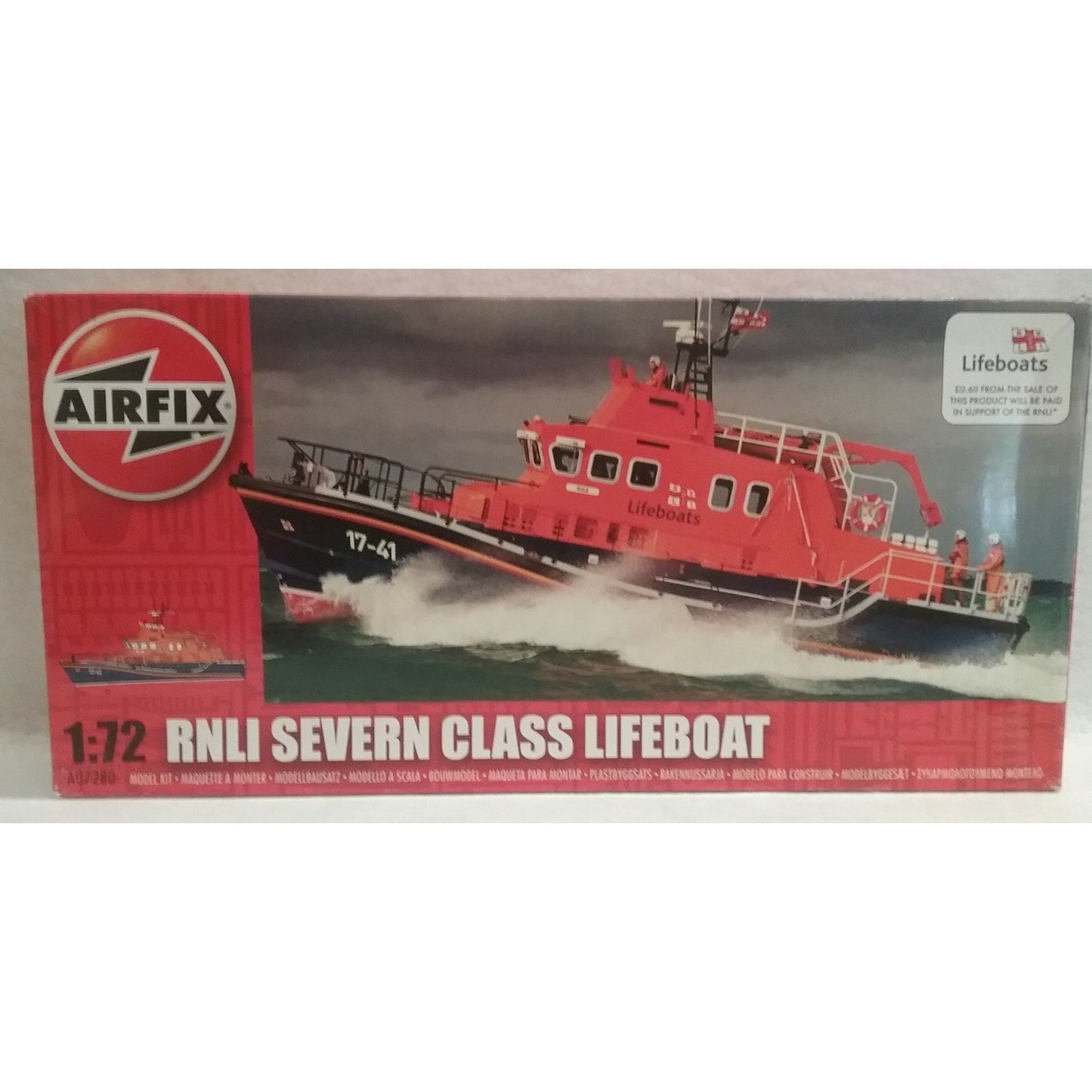 1/72 Scale Airfix RNLI Severn Class Lifeboat