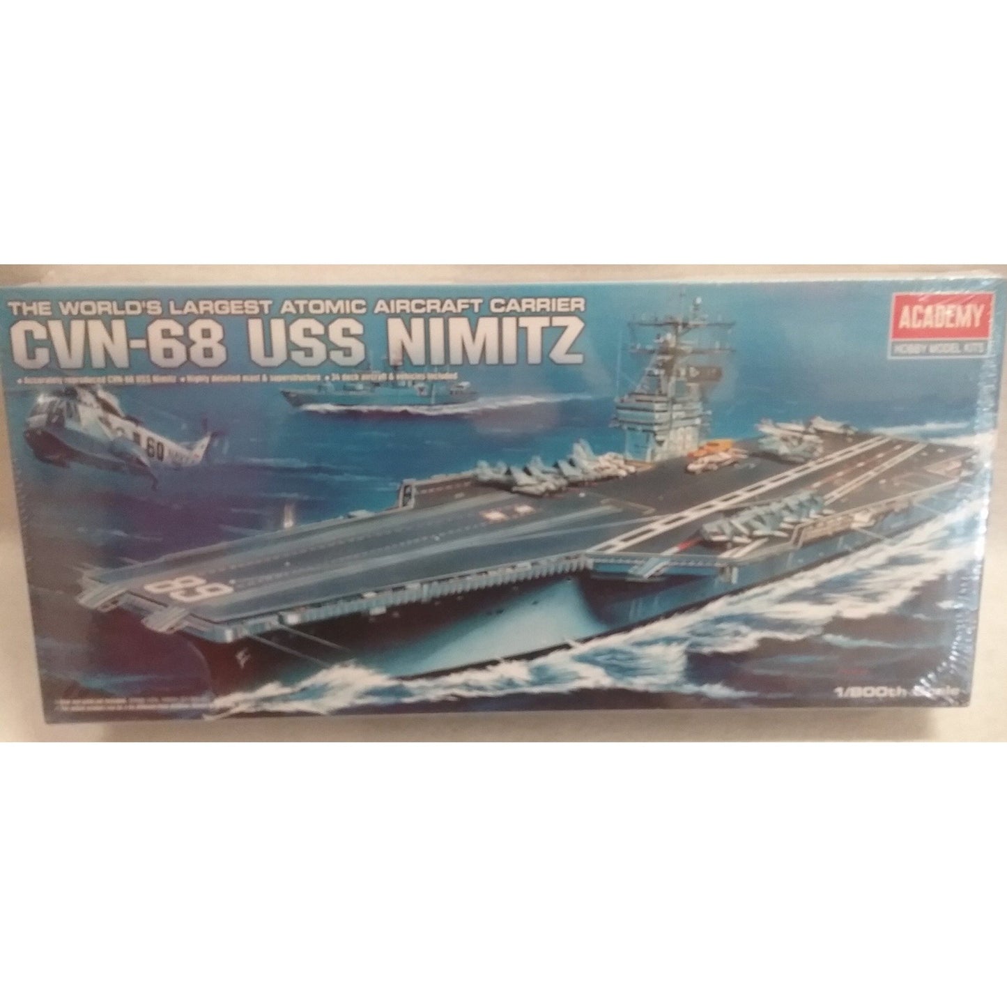 1/800 Scale Academy #14213  CVN-68 USS NIMITZ