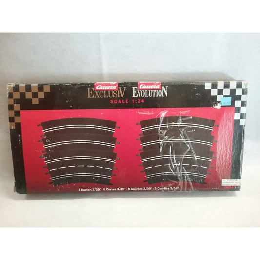 1/24 Scale  Carrerra Exclusiv Evolution Slot Car Track Curve Set