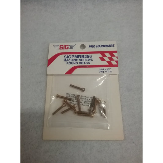 SIG PMRB256 Machine Screws Round Brass