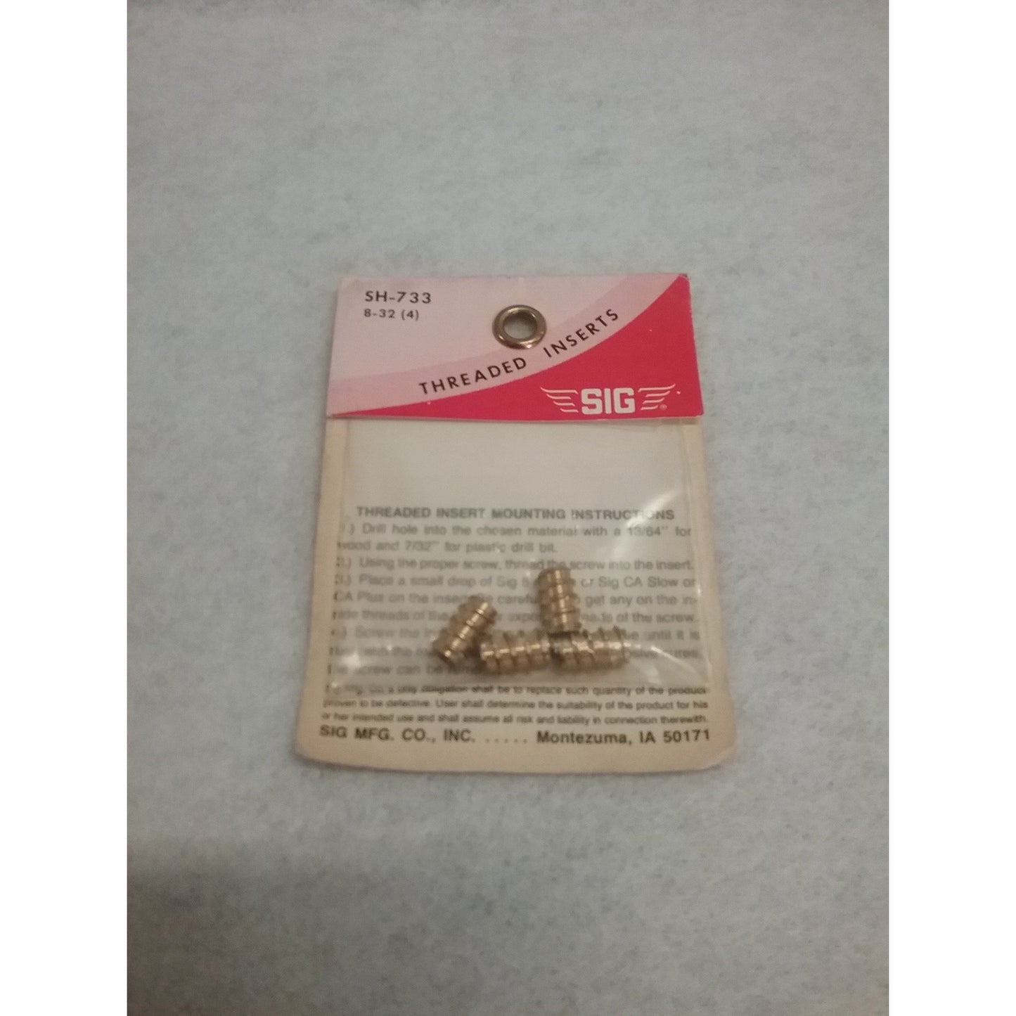 SIG SH-733 Threaded Inserts