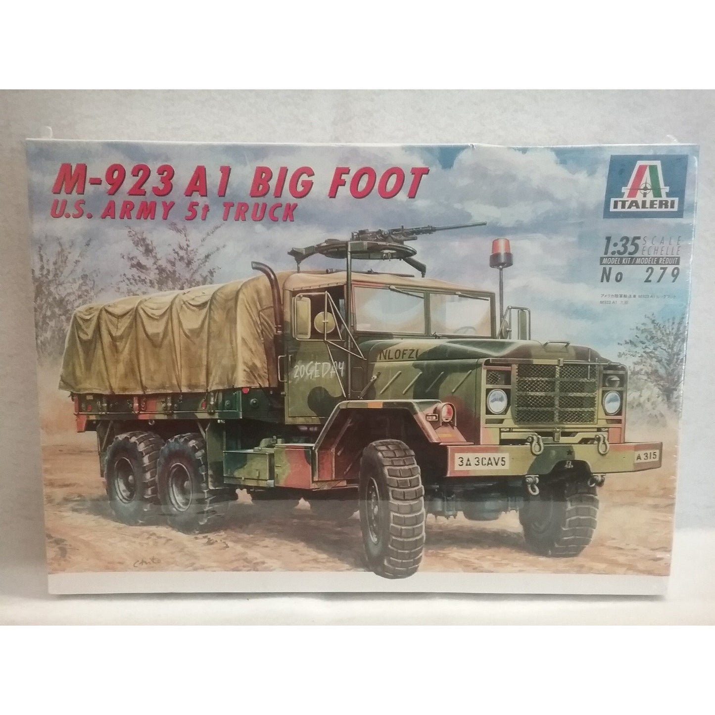 1/35 Scale Italeri M-923 A1 Big Foot U.S. Army 5t Truck