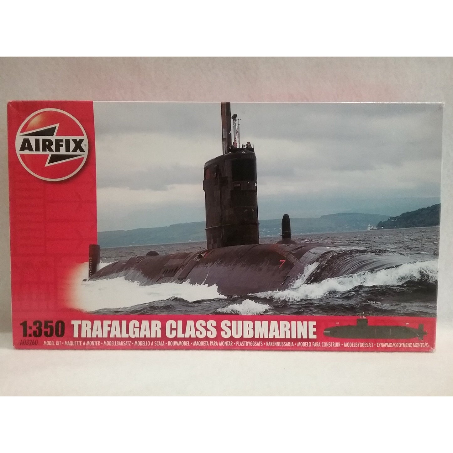 1/350 Scale Airfix Trafalgar Class Submarine