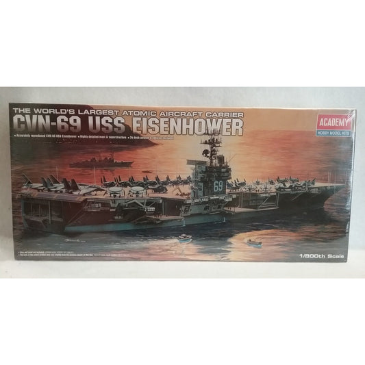 1/800 Scale Academy #14212 CVN-69 USS Eisenhower