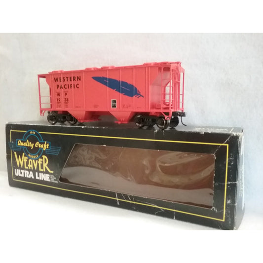 O Scale Weaver Western Pacific PS-2 Covered Hopper #1938  2-Rail
