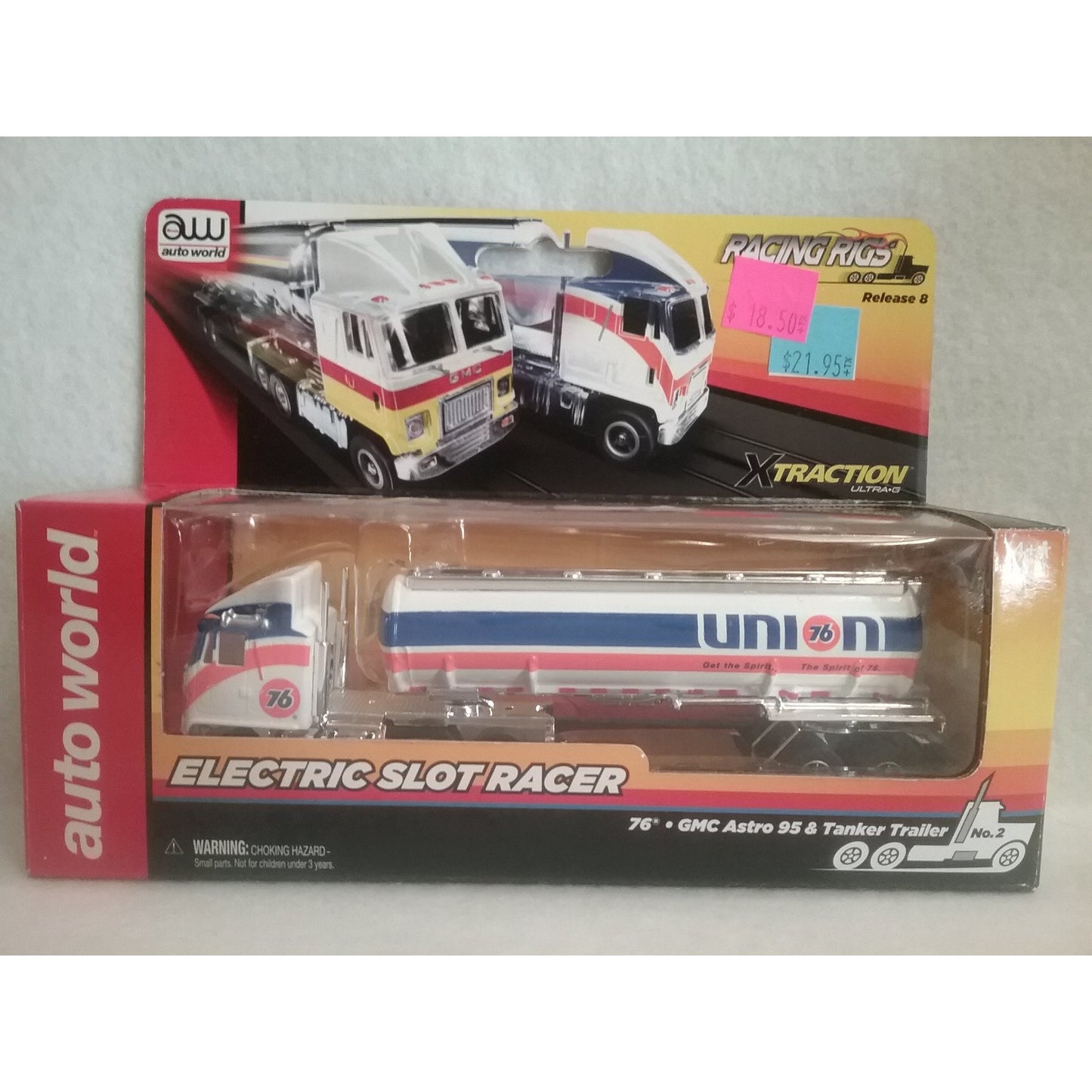 HO Scale Auto World Union 76 Semi Truck