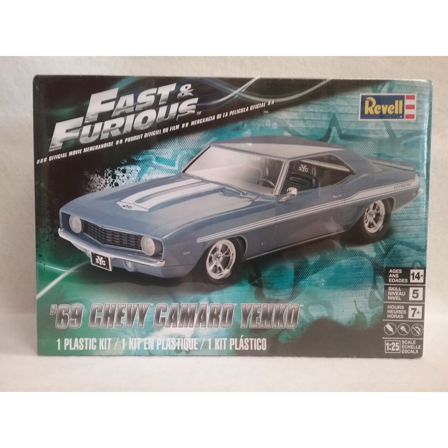 1/25 Scale Fast & Furious '69 Chevy Camaro Yenko