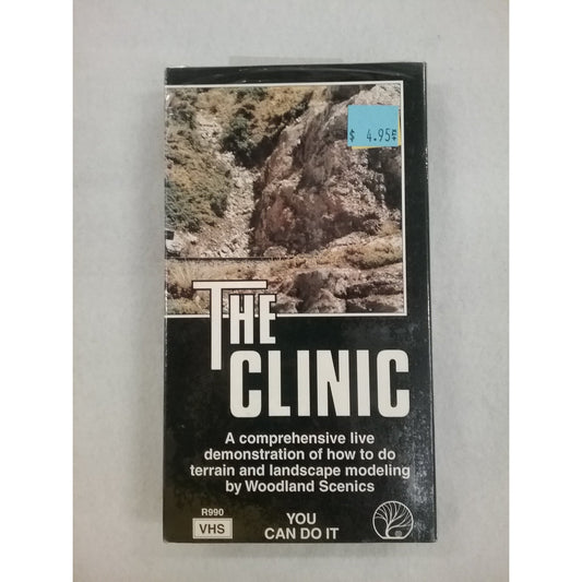 R990 Woodland Scenics The Clinic Instructional VHS Tape