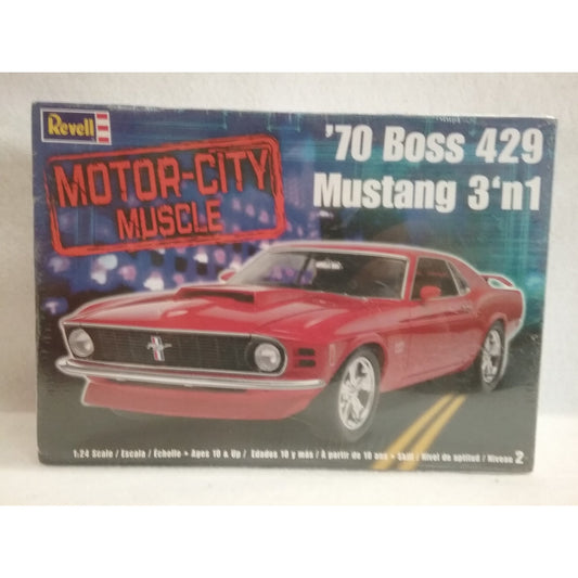 1/24 Scale Revell '70 Boss 429 Mustang 3'n1