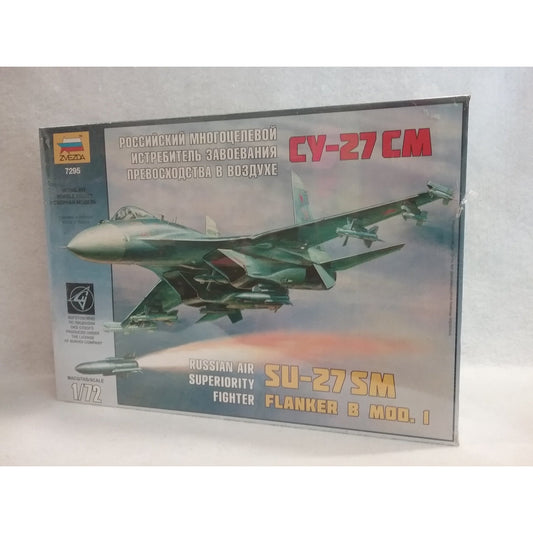 1/72 Scale Zvezda #7295 SU-27 SM Flanker B MOD.1